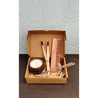 Minimalist Sustainable Personal Care Kit - Eco Friendly Essentials Gift Kit - Zero Waste Starter Gift Box