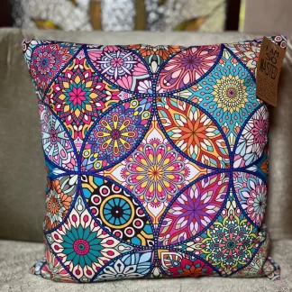 Multicolour Upcycled Cushion Cover | Pack of 4