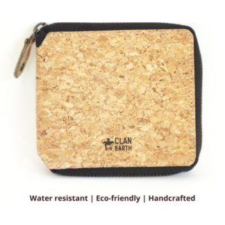 Kiwi Zip Cork Wallet