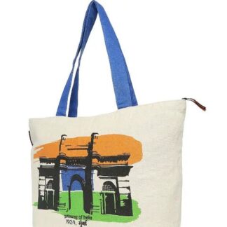 Upcycled Gateway of India Tote Bag