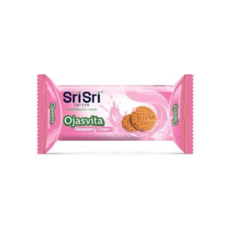 Ojasvita Strawberry Cream Cookies, 120g
