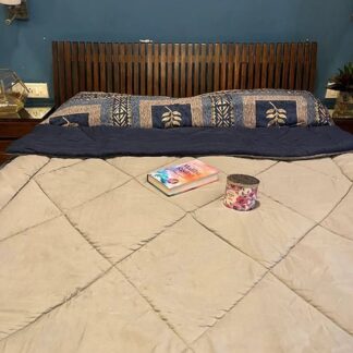 Sustainable Comforter | Blue and Grey
