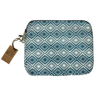 Light Blue Upcycled Laptop Sleeve